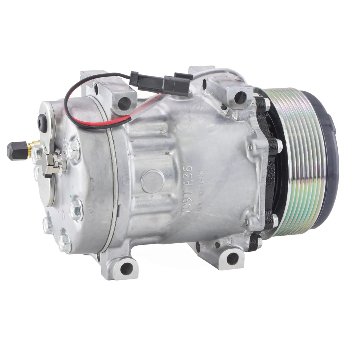 Compresor de Aire Acondicionado para Caterpillar (12V) Modelos 350L, 3588, 385, 390D y 416 - Imagen 2