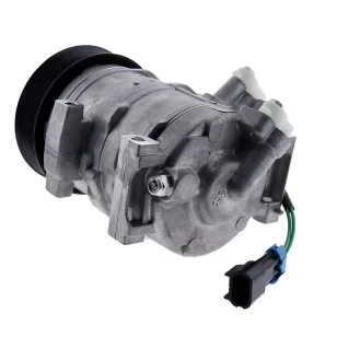 Compresor A/C 24V para Excavadoras John Deere E210LC, E240LC, E300LC, E330LC, E360LC, 250D, 300D, 370E, 410E, 460E
