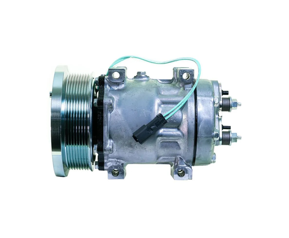 Compresor de Aire Acondicionado 24V para Cargadores Frontales y Compactadoras Caterpillar | Modelos CS-54B, 966F II, 627K–775G - Imagen 2